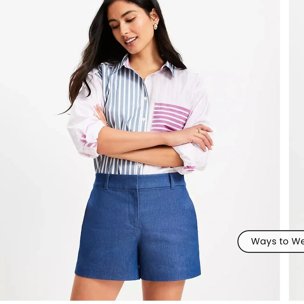 Loft’s Riviera Shorts in Doubleweave - Picture 6 of 9